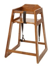 light wood high chair for hire